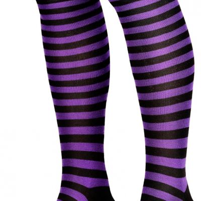 Women over the Knee Striped Thigh High Costume Accessories Stockings for Women a